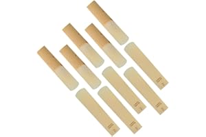 LIOAEUST Lengüetas para saxofón alto, cañas para saxofón alto fuerza 1.0, 1.5, 2.0, 2.5, 3.0, 3.5 accesorios de repuesto (fuerza 3.5)