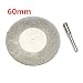 Produktbild Rosa Eidechse 60 mm Diamant-Schleifscheibe Metall Trennscheibe für Dremel Rotary Werkzeug mit 1 Arbor Schaft