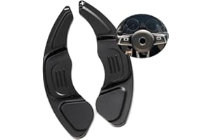 ontto Estensione del bilanciere del Cambio per Auto, Adatto per VW Golf 7 Polo GTI R Rline MK7 MK7.5 Scirocco 2015 2019 in Metallo Shift Paddle Shifter Estensione Decorazione Interna Nera