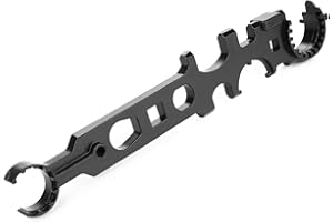 MASUNN AR15/M4 Chiave Inglese Combinata Multiuso Strumento Chiave per Dadi a Cilindro 31cm Lunghezza -#02 Chiave inglese