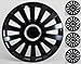 Produktbild Radzierblenden Radkappen 15" Zoll für Smart schwarz