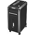 Fellowes 18 Sheet Paper Shredder for Office Use - 100% Jam Proof Cross Cut Shredder - 99Ci Shreds for 30 Minutes - Powershred Office Shredder with Large 34 Litre Pull-Out Bin - DIN Level P4 - Black