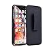 Produktbild Fcostume Für iPhone XS Max 6,5 Zoll Schwarz Slim PC Hartschalenkoffer Gürtelclip (Schwarz)