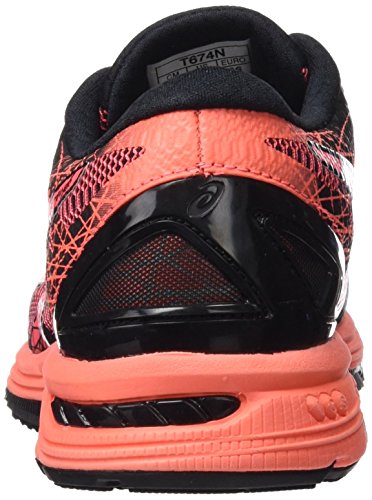 ASICS Gel-DS Trainer 21, Zapatillas de Running para Mujer, Negro (Black/Flash Coral/Silver), 39 1/2 EU
