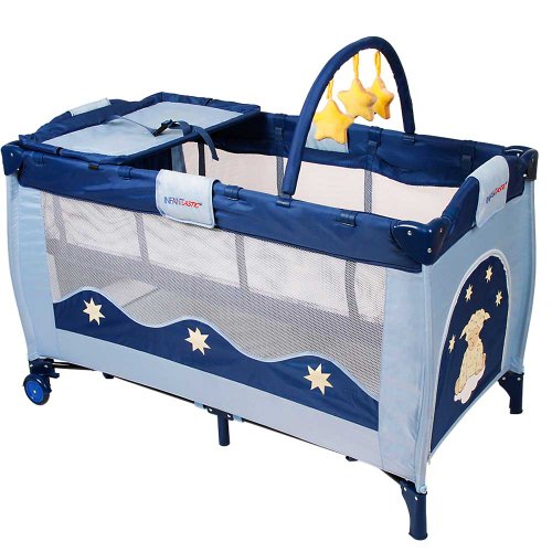 Infantastic Baby Bed Travel Cot Portable Child Nursery Furniture with Toys - Design Choice