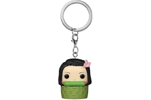 Funko Pop! Keychain: Demon Slayer - Nezuko - Guardianes de la Noche - Minifigura de Vinilo Coleccionable Llavero Original - Relleno de Calcetines - Idea de Regalo - Mercancia Oficial