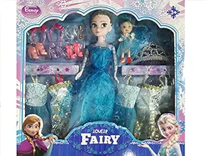 Rk Toys Princess Elsa Doll with Accessories, Makeup Set for Girl Best Gift for Girls