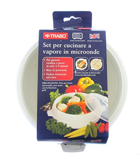 TRABO ECMTR66 accesorio y suministro para el hogar - Accesorio de hogar (Microonda, Blanco, Polipropileno (PP), Universal, 250 mm, 80 mm)