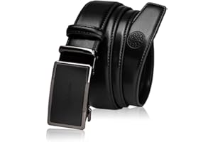 BETLEWSKI - Pasek męski skórzany pasek męski – pasek męski z naturalnej skóry bydlęcej z możliwością skrócenia – pasek z prawdziwej skóry z certyfikatem