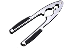 BESTOMZ Nussknacker Walnussknacker Haselnussknacker Zinkdruckguss , beidhändig nutzbar - kraftvoll und stabil - Profesioneller Nussknacker