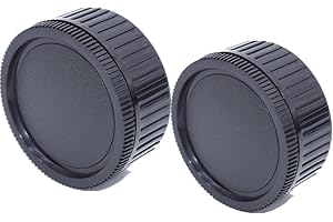 BEIZMEI 2 lentes traseros Cap+2 piezas tapa cuerpo compatible con Leica M-Mount para Ricoh A12 LM M3, M2, M1, M4, M5, CL, M6, MP, M7, M8, M9(2 juegos)