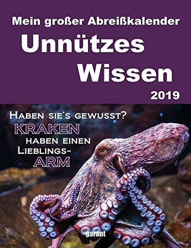 Book's Cover of Unnützes Wissen 2019 - Abreißkalender