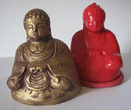 Latexgiessform Budha betend, ca. 90 mm Gießform aus Latex - 7