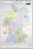Image de Verwaltungskarte Deutschland 1 : 750 000: Wandkarte mit Aufhänger und Bestäbung (Deutschland-Wandk