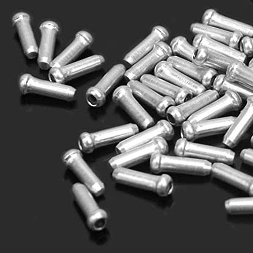 100X Endhülsen Endkappen Hülsen Bremszug Kabelendhülsen für Bremsseil Schaltseil - 5