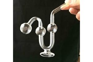 RORA Quemadores de aceite para pipas de cristal de serpiente grandes tubos de agua para fumar