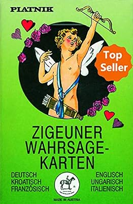 Zigeuner Wahrsagekarten. Deutsch/Englisch/Kroatisch/Ungarisch/Französisch/Italienisch: 36 Karten mit Anleitung