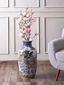 The Decor Kart Young Monks Oriental Floor Vase