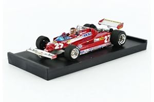 BRUMM Ferrari126ck Turbo GP Italia 1981 Gilles Villeneuve #27 + Pilota 1:43 2005 R390CH