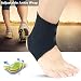 Produktbild Fußsocken Fuß Wrap Schwarz Einstellbare Knöchel Unterstützung Knöchel Stabilisator Fußpackung für Ballspiele/Laufruhe Gute Elastizität Verstellbare Wander-Socken