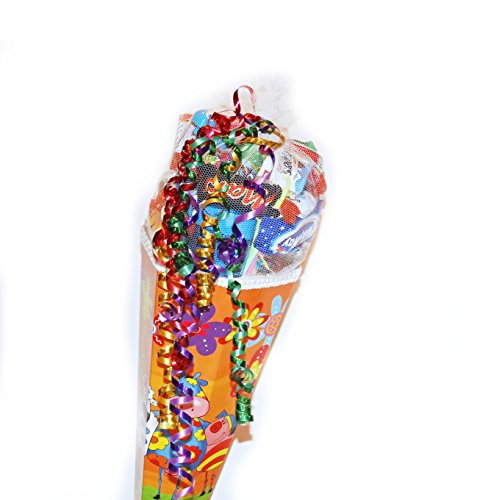 Preisvergleich Produktbild Gefüllte Schultüte Zuckertüte 50 cm die schnelle Tüte (Junge)