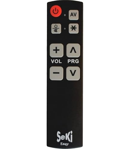 Télécommande Universelle SeKi Medium Argent-noir Pour Personnes âgées - Neuf Avec Apprentissage - Portée 10 M