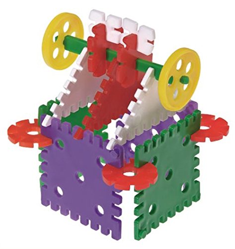 Feuchtmann Spielwaren 6215607 – Stecki Geo Konstruktions-Set One for Two, Box Maxi, 400 g, sortiert - 4