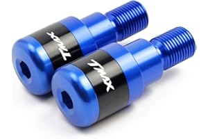 CXEPI Topes de Manillar Moto Manillar Topes Perillas Aluminio,deslizador antivibración para Yamaha TMAX T-Max 500 530,TMAX 560 2020
