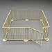 Room divider / playpen Giant XL 480-680cm, wood, 8 elements
