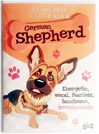 Wags and WhiskersPersonable Funny WagsWhickers Card - German Shepherd, Multi (204020016)