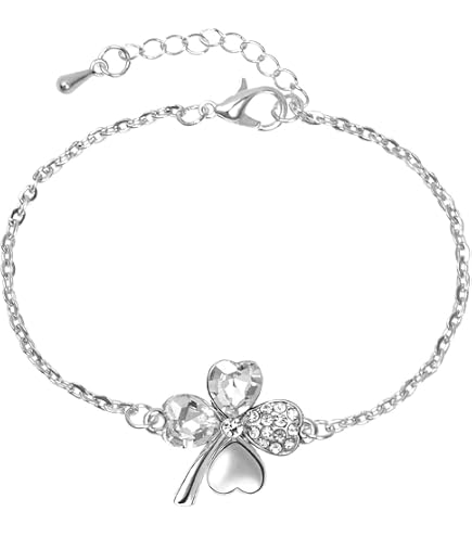 Bracciale Donna Mabina in Argento Quadrifoglio con smeraldi sintetici 533878