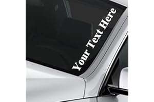 Un Texte Personnalisé Pare-brise Autocollant EUR Drift Voiture Autocollant Vinyle