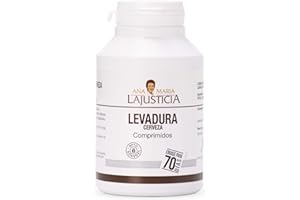 ANA MARÍA LAJUSTICIA Ana Maria Lajusticia - Levadura de cerveza – 280 comprimido. Contribuye mantener un cabello sano, unas uñas fuertes y una piel tersa. Envase para 70 días de tratamiento.