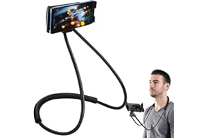 DOUSELLA Neck Phone Holder Lazy Handyhalterung Universal 360° Flexible Ständer Schwanenhals Halterung für Smartphones Mini Tablets