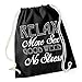 Produktbild Relax More Sex Good Weed No Stress Gymsack Black Certified Freak