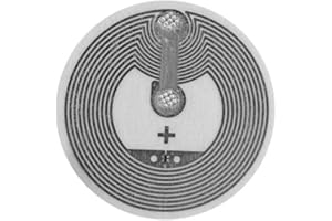 OBO HANDS NTAG213 NFC Tag NFC Forum Type 2 Tag Haute Performance Avec Film de Protection en Plastique NTAG213 NFC Stickers Dia.25mm (50)