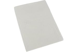 HOMESCAPES Flat Cot Sheets, 100% Organic Cotton Toddler Bed Sheet, Soft & Breathable, Brushed Plain Cream 100 x 150cm, Oeko-Tex Hypoallergenic Bedding for Toddlers & Baby Cots