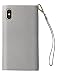 Produktbild iDeal Of Sweden Mayfair Clutch für iPhone X & XS (Hellgrau)