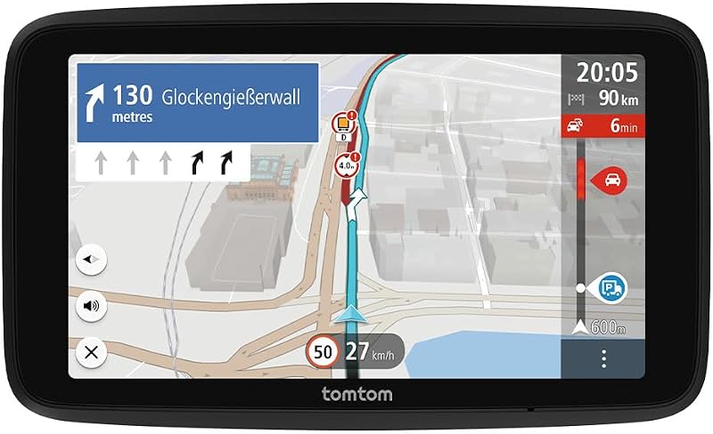 TomTom Truck Sat Nav GO Professional 2nd generation (5" Capacitive Touchscreen with Europe Maps and Real-Time Traffic Information, Designed for Truck, Lorry, Coach, Bus and Large Vehicles)