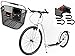 Produktbild City Scooter Master 26 Zoll vorne / 20 Zoll hinten weiß Tretroller + Korb + Halterung