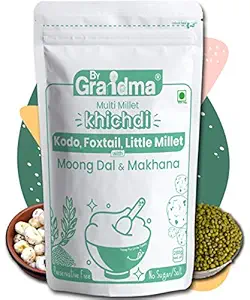 ByGrandma Multi Millet Kichidi Mix Instant Food For little ones | Preservative Free Instant Porridge Mix for kids | 280g