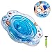 Produktbild Babyschwimmring, aufblasbare Babyschwimmhilfe und Schwimmsitz für Kleinkind und Kinder zum Paddeln und Schwimmen im Pool sicher, geeignet für 6 bis 36 Monate Kinder, Inflator ist enthalten (blau)