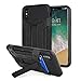 Price comparison product image iPhone X Tough Case - Rugged Armour - Built In Kickstand & Card Slot - Heavy Duty - Olixar X-Trex - Wireless Charging Compatible - Black