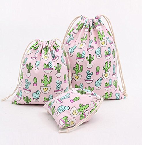 Cdet 1 Pcs Lagerung Tasche Kaktus Groß Baumwolle Strahl Mund Kordelzug Tee Geschenk Süßigkeiten Rauchen Taschen Aufbewahrungsbeutel Kosmetiktaschen Wäschesack Aufbewahrungs Tasche - 3