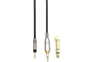 FeiYen - Cavo audio di ricambio per cuffie Audio Technica ATH-M50x, ATH-M40x, ATH-M70x, KRK KNS8400, KNS6400, 1,2 m