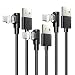 Produktbild LAMA 90°USB C Magnetisches Ladekabel [3 Stück 1M] Typ C Magnet Datenkabel 3A Schnellladekabel High Speed Type C Kabel für Samsung S9+ S9 S8+ S8 Huawei P20 Pro Mate 10 Pro P20 P10 Moto Sony HTC Mi 6