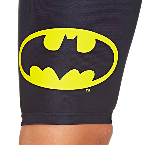 Zoggs Kids DC Super Heroes Batman Printed Swimming Goggles - Black/Yellow/Blue, 0-6 Years