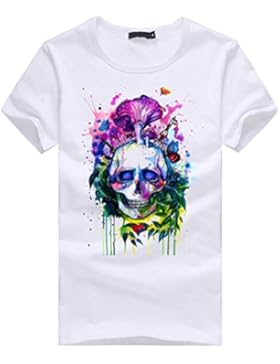 Amlaiworld Sommer Fashion Buntes O-Neck Print T-Shirt für Herrent , 2017 New Causal Kurzarm T-Shirts