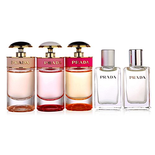 Prada The Miniatures Collection InfusionD'Iris EDT & EDP 8ml + Candy EDP 7ml + Florale EDT 7ml + L'Eau EDT 7ml