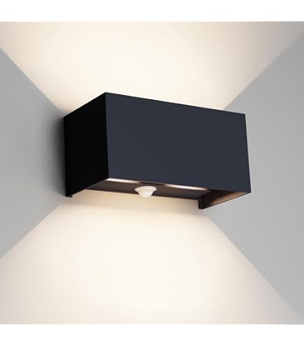 VOMI Applique da Parete LED con Sensore di Movimento Esterno Lungo IP65
